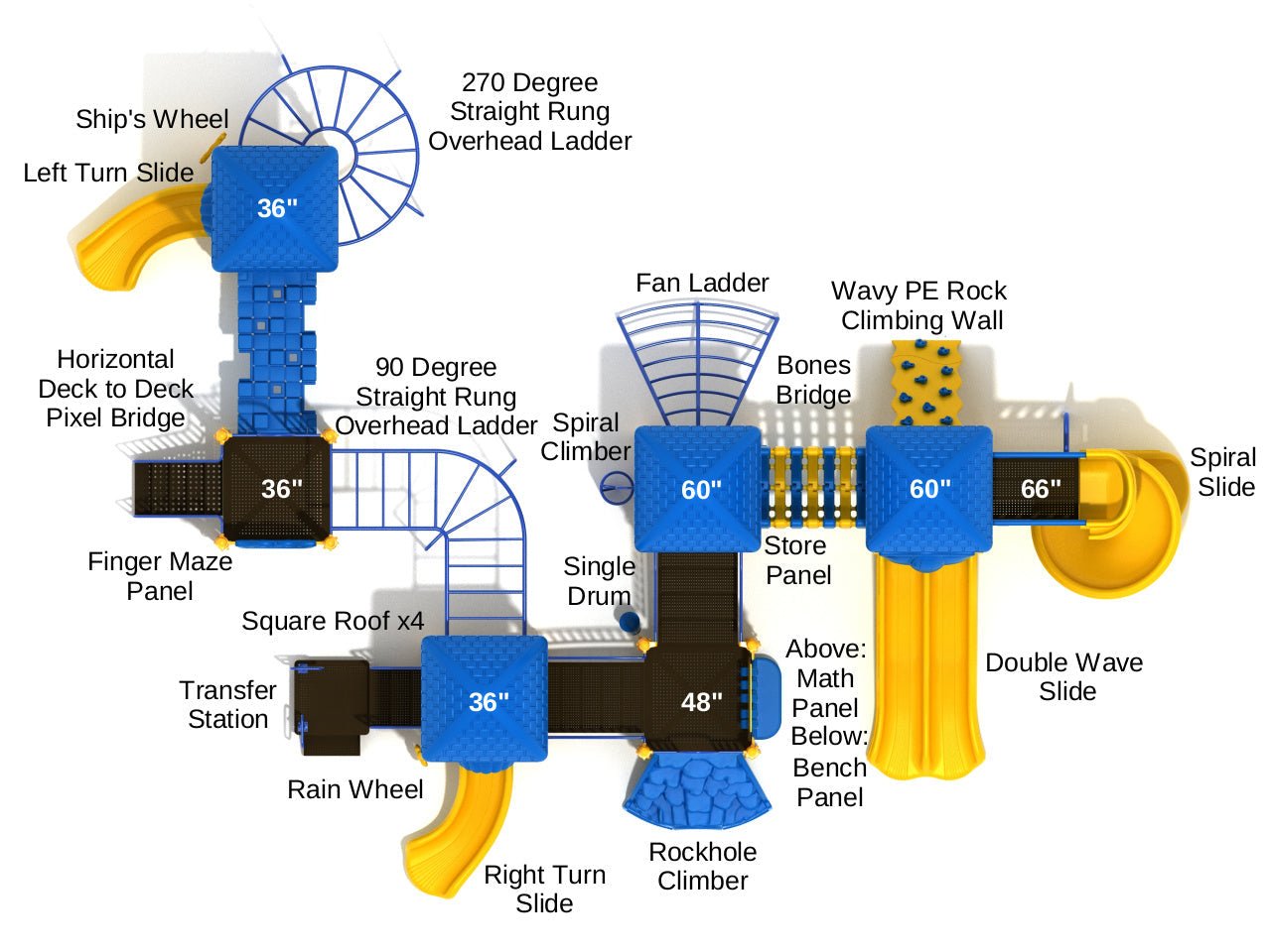 Playground Equipment Esplanade Ridge (PMF064) - SchoolOutlet