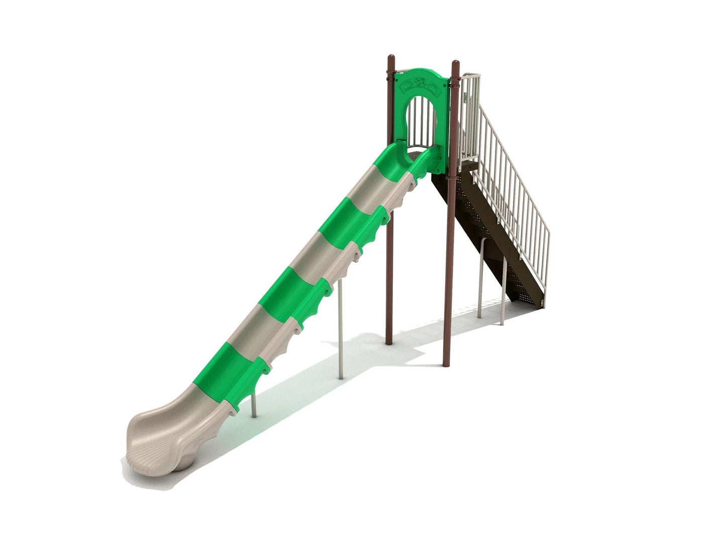 Playground Equipment 8 Foot Sectional Straight Slide (PSL011) - SchoolOutlet