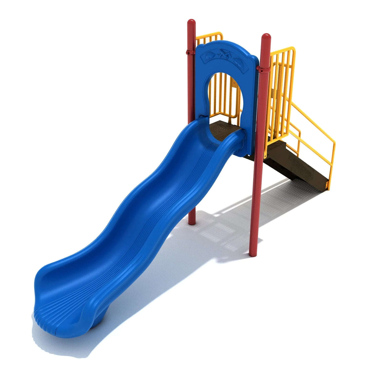 Playground Equipment 4 Foot Single Wave Slide (PSL019) - SchoolOutlet