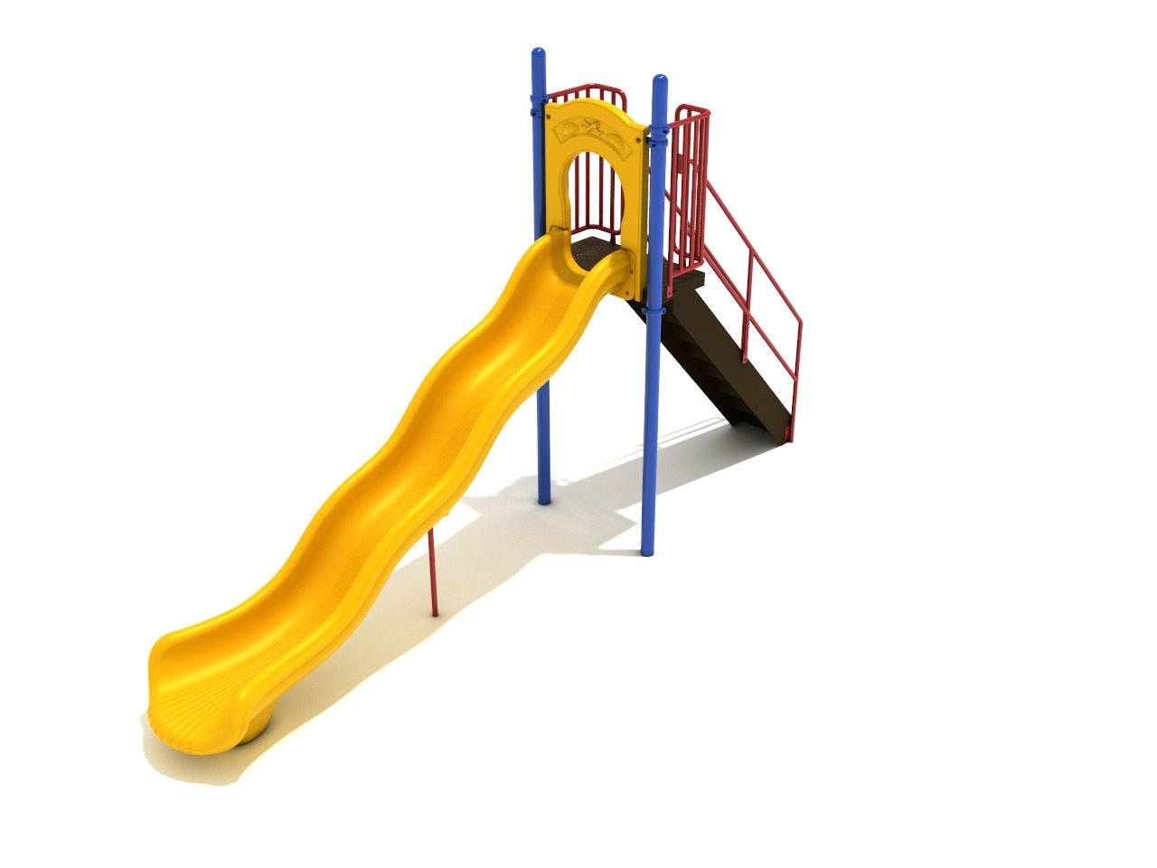 Playground Equipment 6 Foot Single Wave Slide (PSL021) - SchoolOutlet