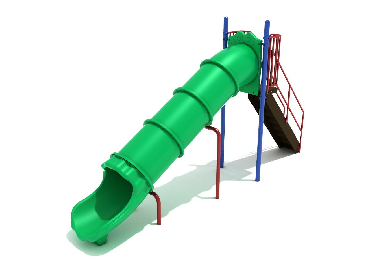 Playground Equipment 6 Foot Straight Tube Slide (PSL022) - SchoolOutlet