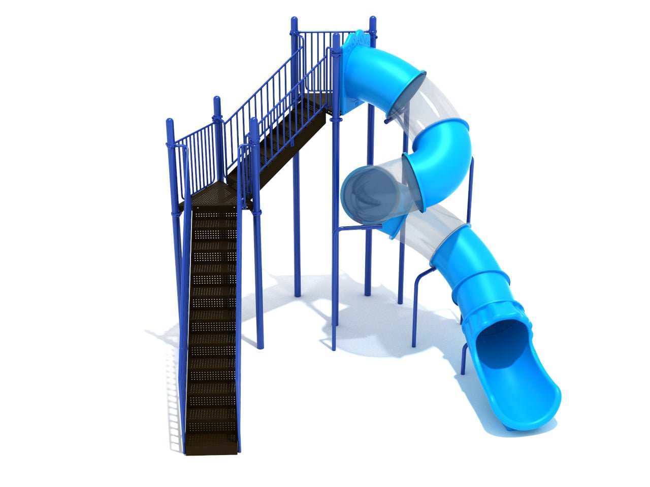 Playground Equipment 12 Foot Spiral Tube Slide (PSL034) - SchoolOutlet