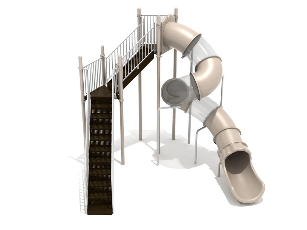 Playground Equipment 12 Foot Spiral Tube Slide (PSL034) - SchoolOutlet