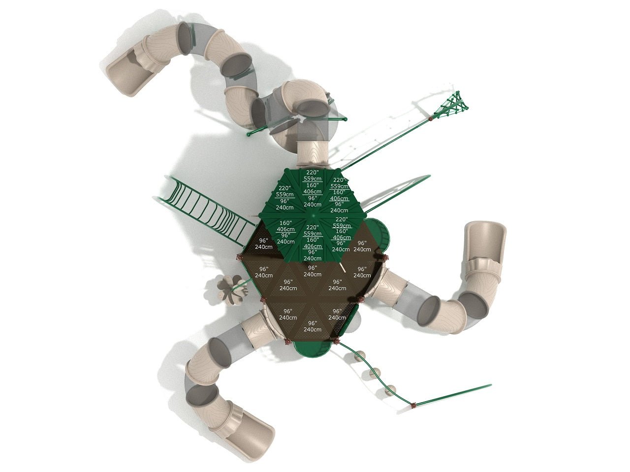 Playground Equipment Eiffel Tower Escapade (PSQ003) - SchoolOutlet