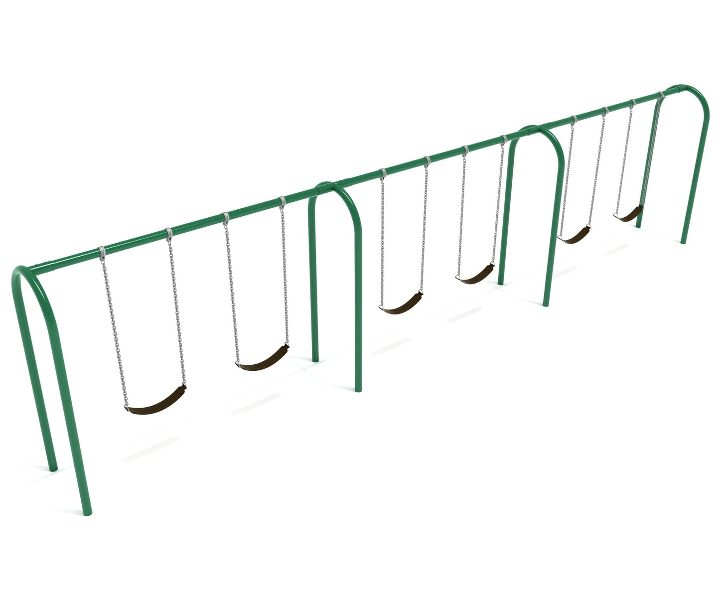 Playground Equipment 8 feet high Elite Arch Post Swing - 3 Bays (PSW007X) - SchoolOutlet