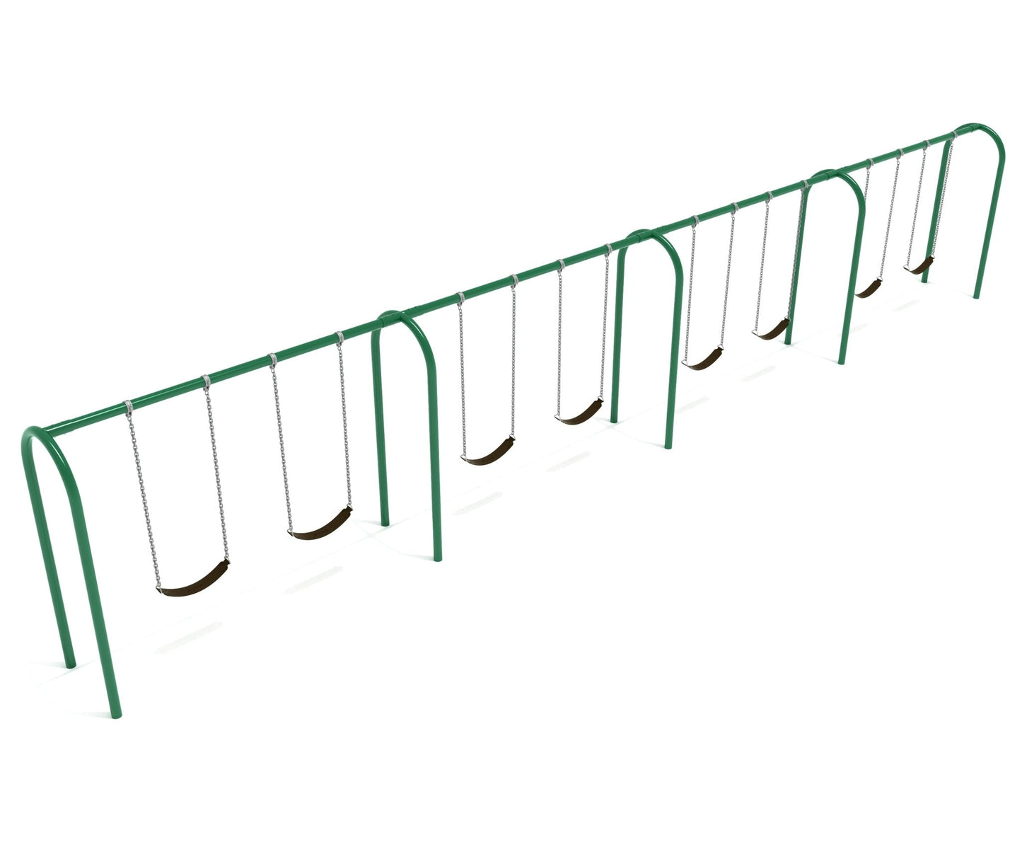 Playground Equipment 8 feet high Elite Arch Post Swing - 4 Bays (PSW008X) - SchoolOutlet