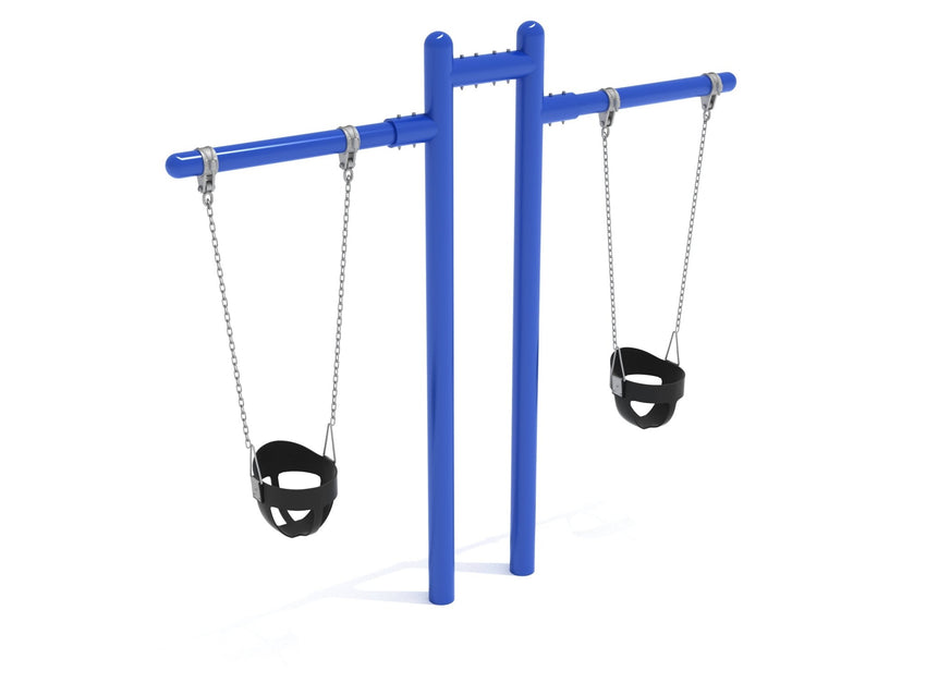 Playground Equipment 7 feet high Elite Early Childhood T Swing - 2 Cantilevers (PSW019X) - SchoolOutlet