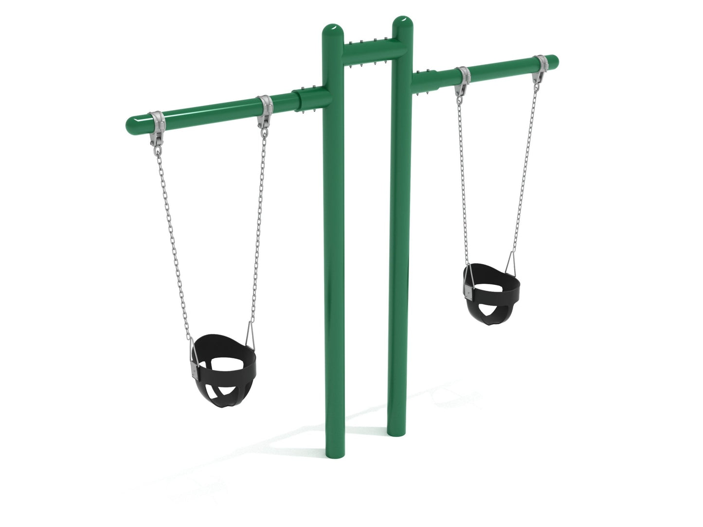 Playground Equipment 7 feet high Elite Early Childhood T Swing - 2 Cantilevers (PSW019X) - SchoolOutlet