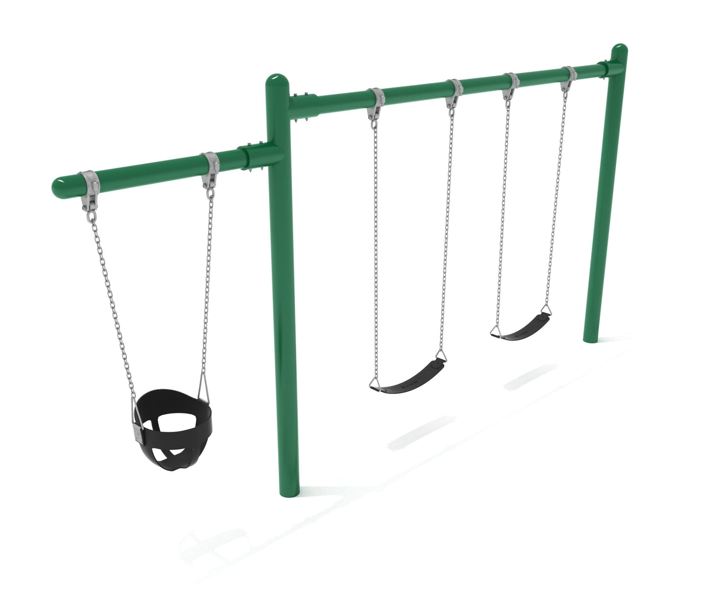 Playground Equipment 7/8 feet high Elite Cantilever Swing - 1 Bay 1 Cantilever (PSW110X) - SchoolOutlet