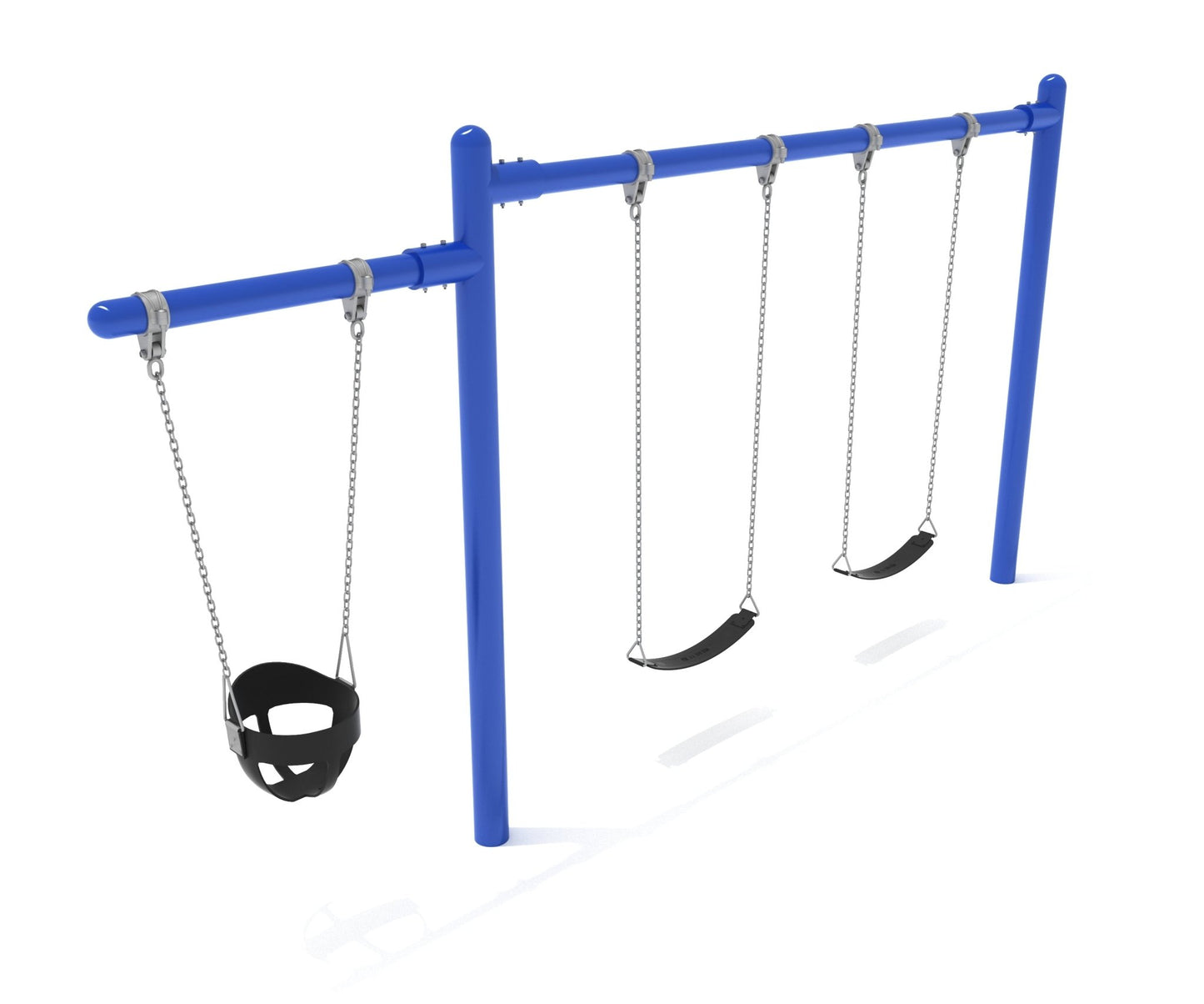 Playground Equipment 7/8 feet high Elite Cantilever Swing - 1 Bay 1 Cantilever (PSW110X) - SchoolOutlet