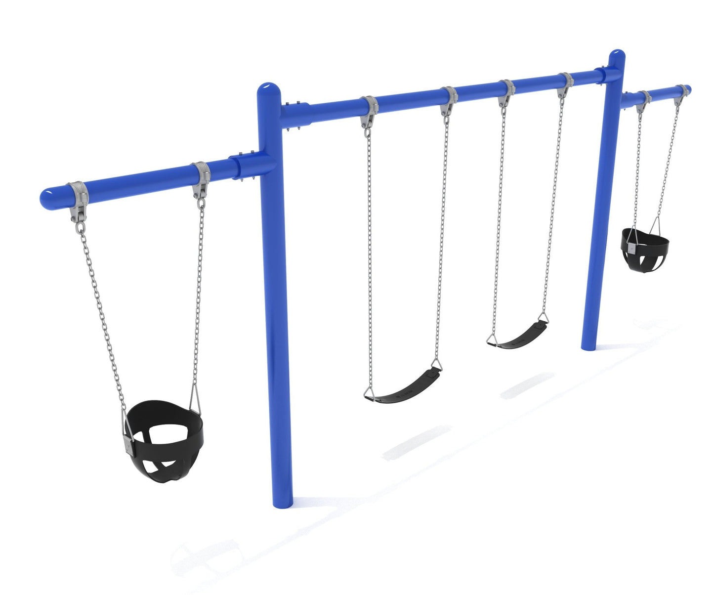 Playground Equipment 7/8 feet high Elite Cantilever Swing - 1 Bay 2 Cantilevers (PSW120X) - SchoolOutlet