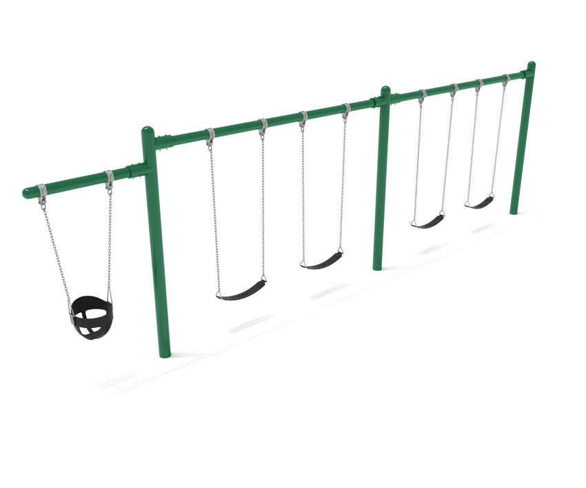 Playground Equipment 7/8 feet high Elite Cantilever Swing - 2 Bays 1 Cantilever (PSW210X) - SchoolOutlet