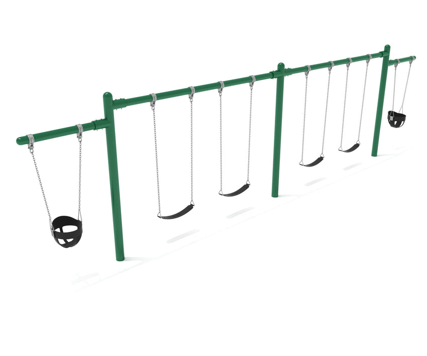 Playground Equipment 7/8 feet high Elite Cantilever Swing - 2 Bays 2 Cantilevers (PSW220X) - SchoolOutlet