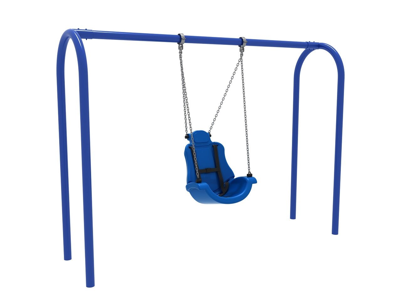 Playground Equipment 8 feet High Elite Arch Post Adaptive Swing (PSWAS001DX) - SchoolOutlet