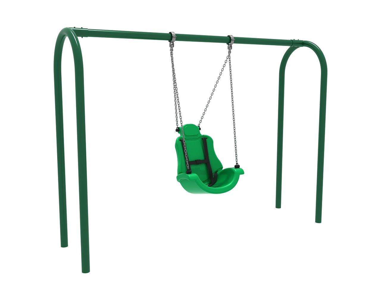 Playground Equipment 8 feet High Elite Arch Post Adaptive Swing (PSWAS001DX) - SchoolOutlet