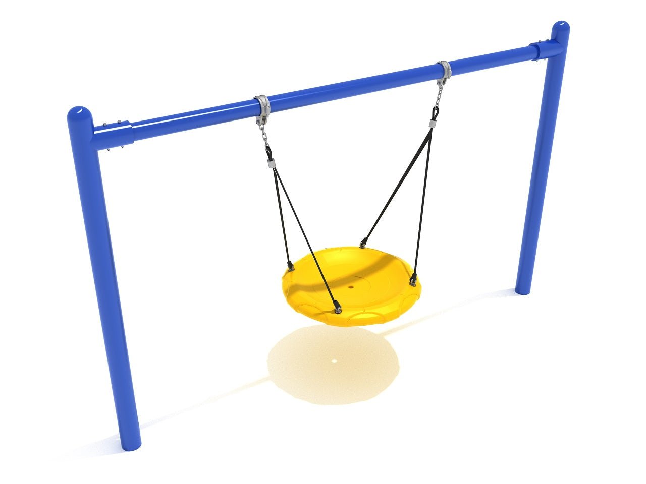 Playground Equipment 7 feet High Elite Single Post Nest Swing (PSWNT002WSX) - SchoolOutlet