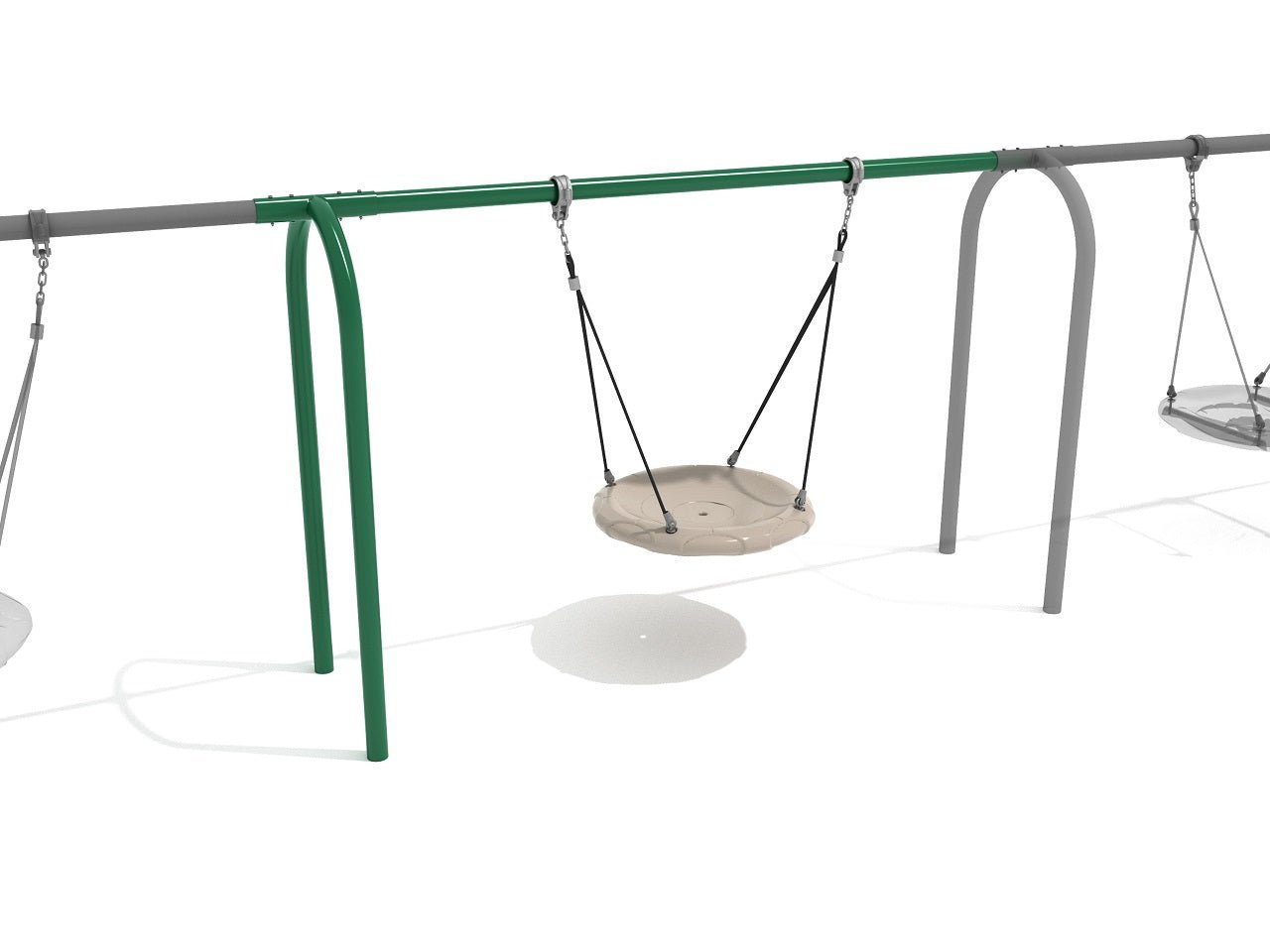 Playground Equipment 7 feet High Elite Arch Post Nest Swing - Add a Bay (PSWNTAD001WSX) - SchoolOutlet