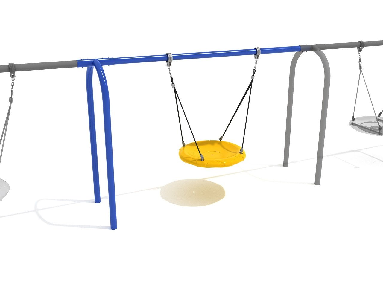 Playground Equipment 7 feet High Elite Arch Post Nest Swing - Add a Bay (PSWNTAD001WSX) - SchoolOutlet