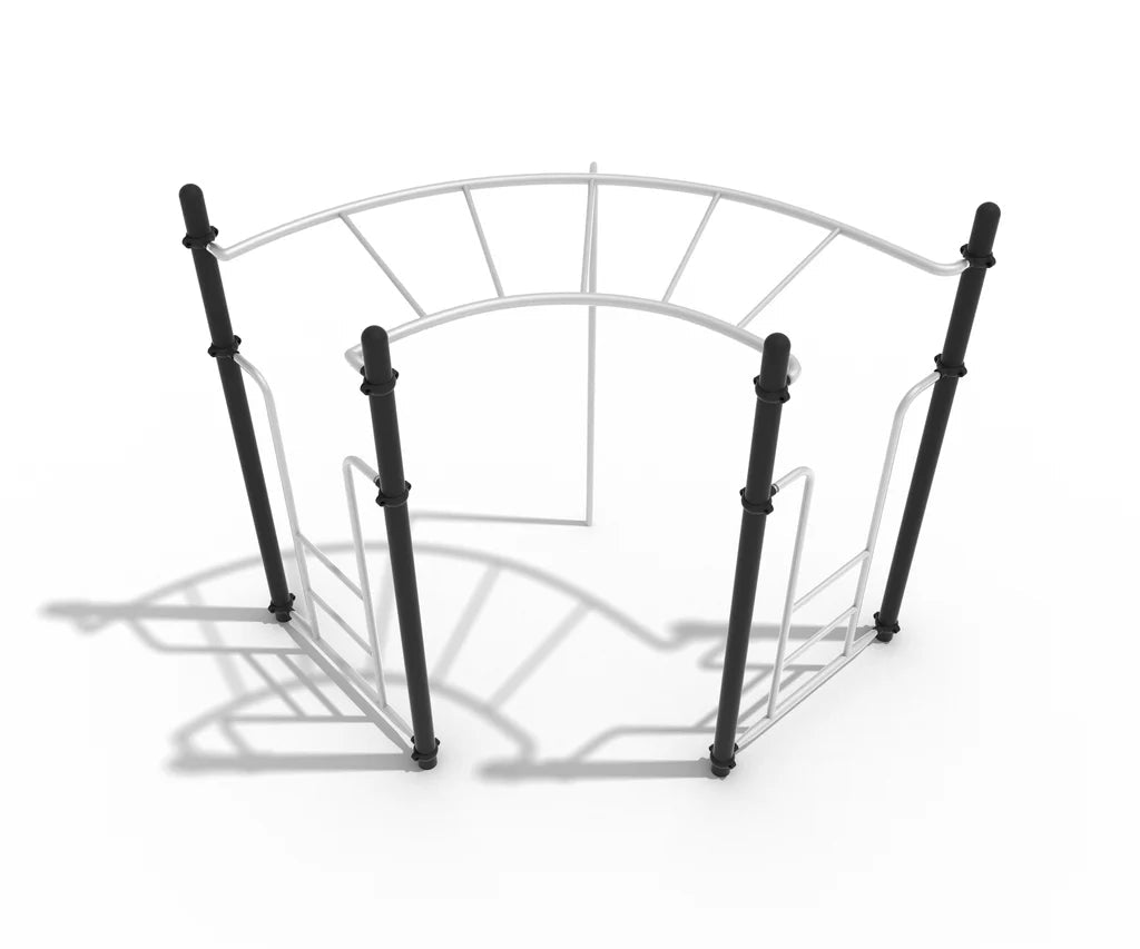 Playground Equipment Curve Rung Horizontal Ladder (PTC003) - SchoolOutlet