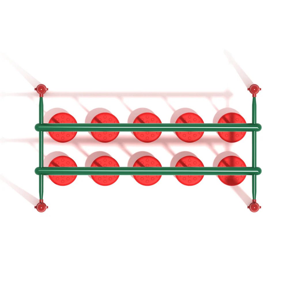 Playground Equipment Double Row Pebble Bridge (PTC018) - SchoolOutlet