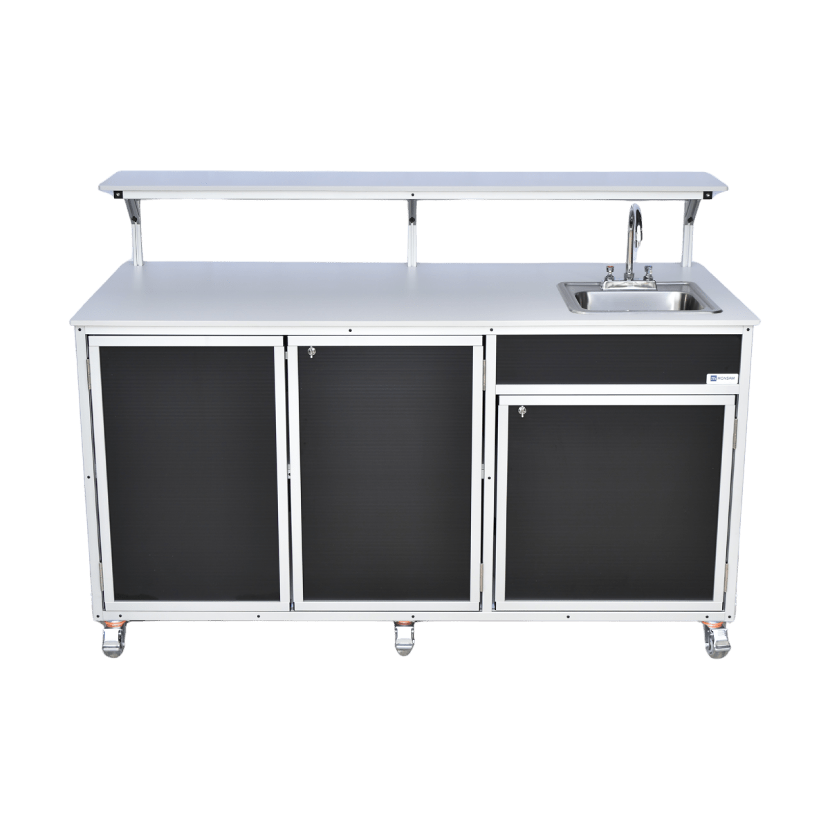 Food Service Cart with Portable Sink PLUS Serving Shelf (FSC - 002) - SchoolOutlet