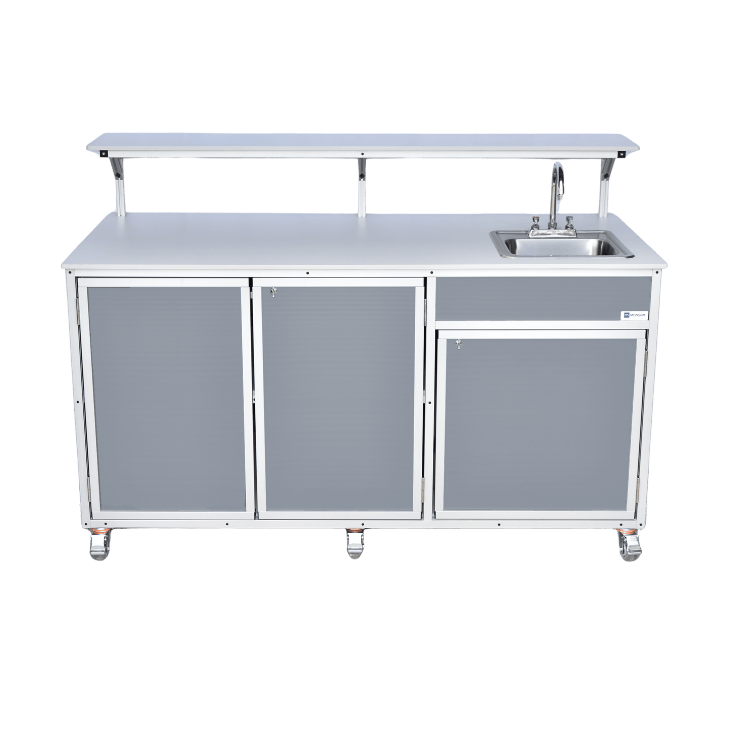 Food Service Cart with Portable Sink PLUS Serving Shelf (FSC - 002) - SchoolOutlet