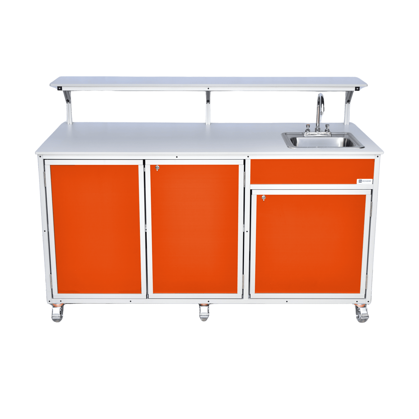 Food Service Cart with Portable Sink PLUS Serving Shelf (FSC - 002) - SchoolOutlet