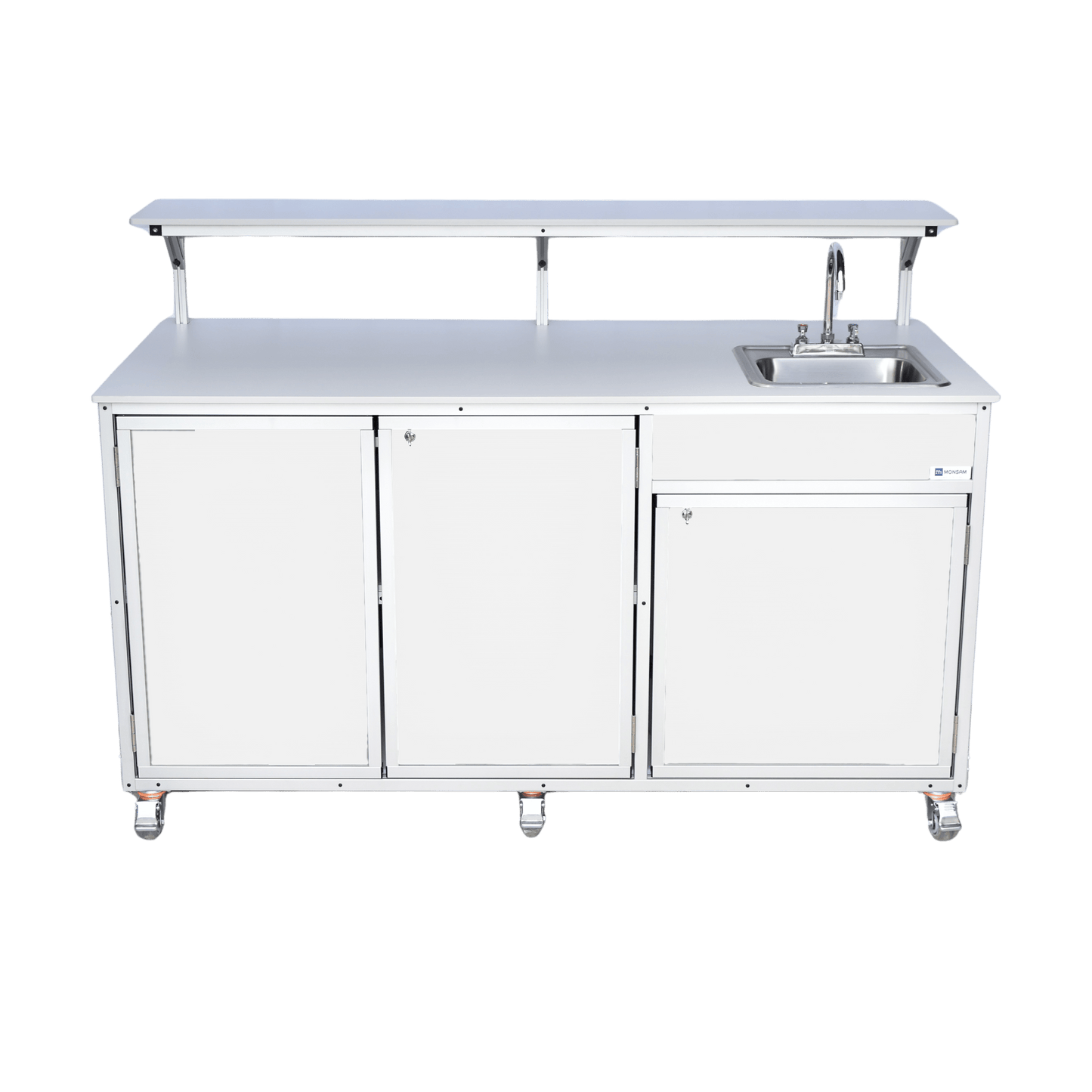 Food Service Cart with Portable Sink PLUS Serving Shelf (FSC - 002) - SchoolOutlet