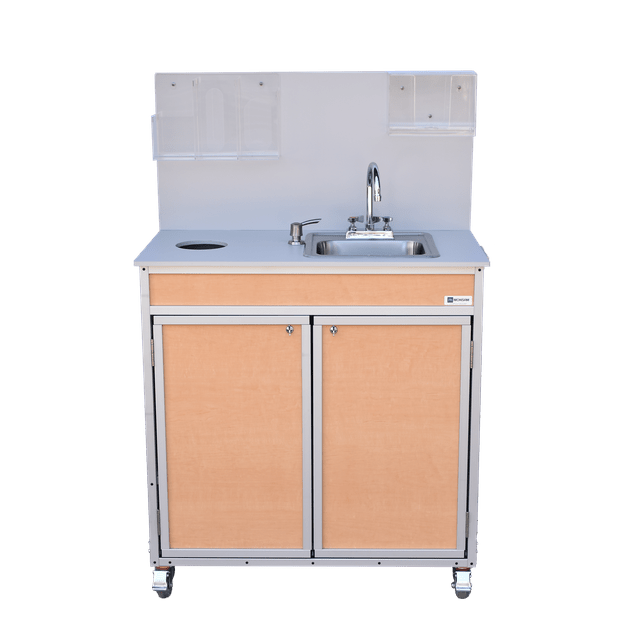 Portable Single 6" Deep Basin Sanitizing Station Portable Sink (HWS - 009S) - SchoolOutlet