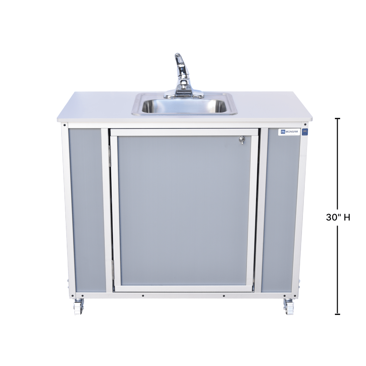 Portable NSF Certified 30" High Single - Basin (NS - 007) - SchoolOutlet