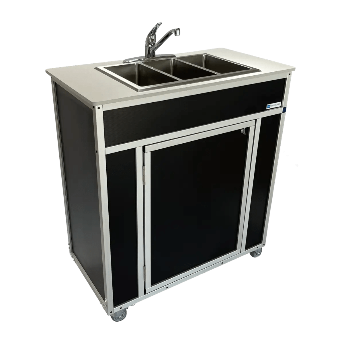 Portable NSF Certified Three Basin Sink (NS - 009T) - SchoolOutlet