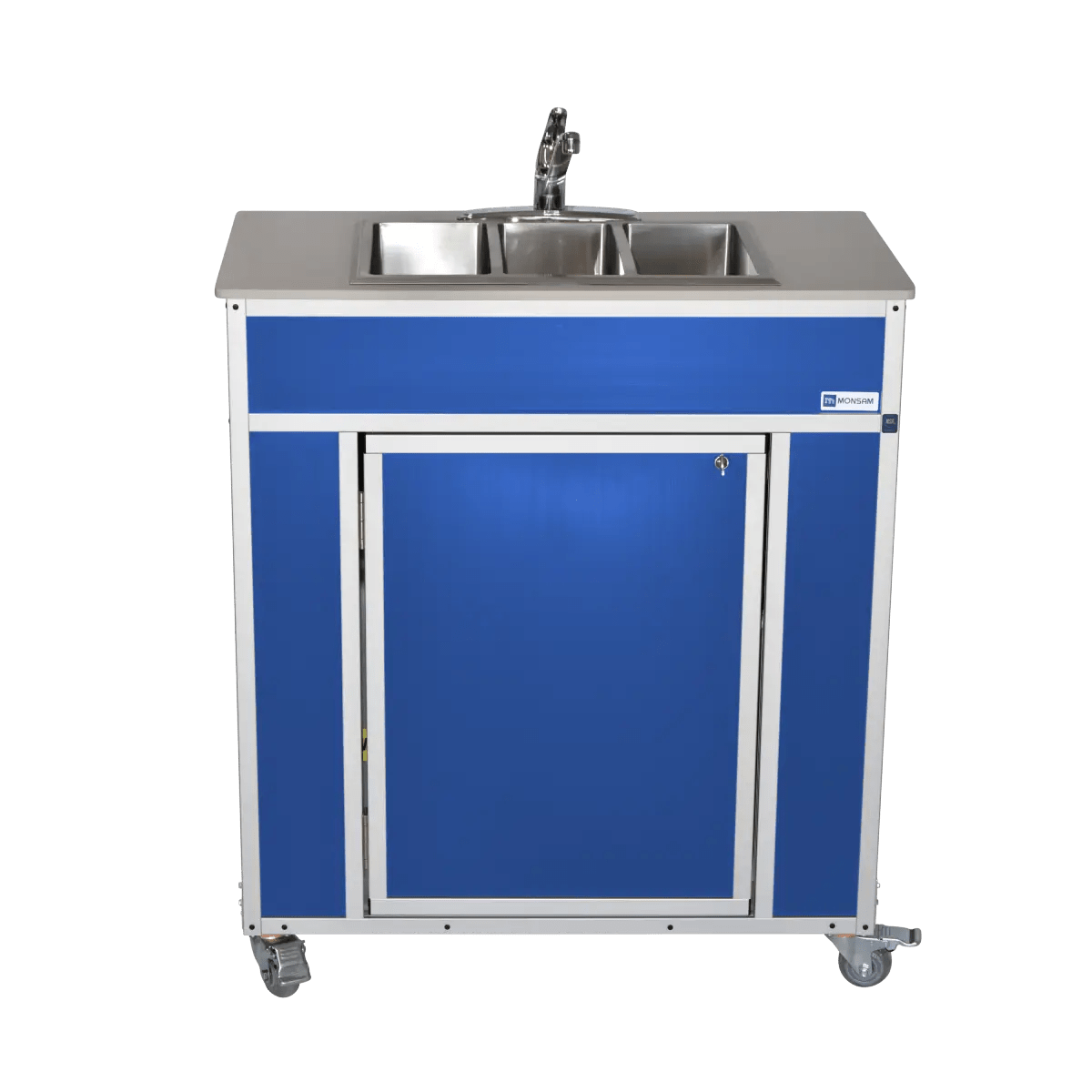 Portable NSF Certified Three Basin Sink (NS - 009T) - SchoolOutlet
