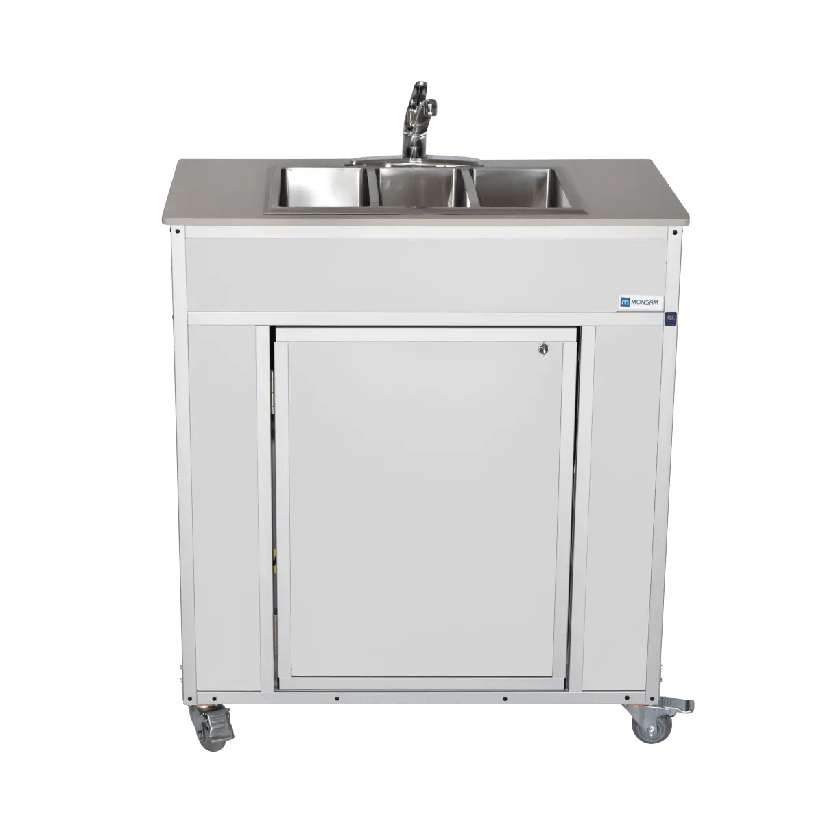 Portable NSF Certified Three Basin Sink (NS - 009T) - SchoolOutlet