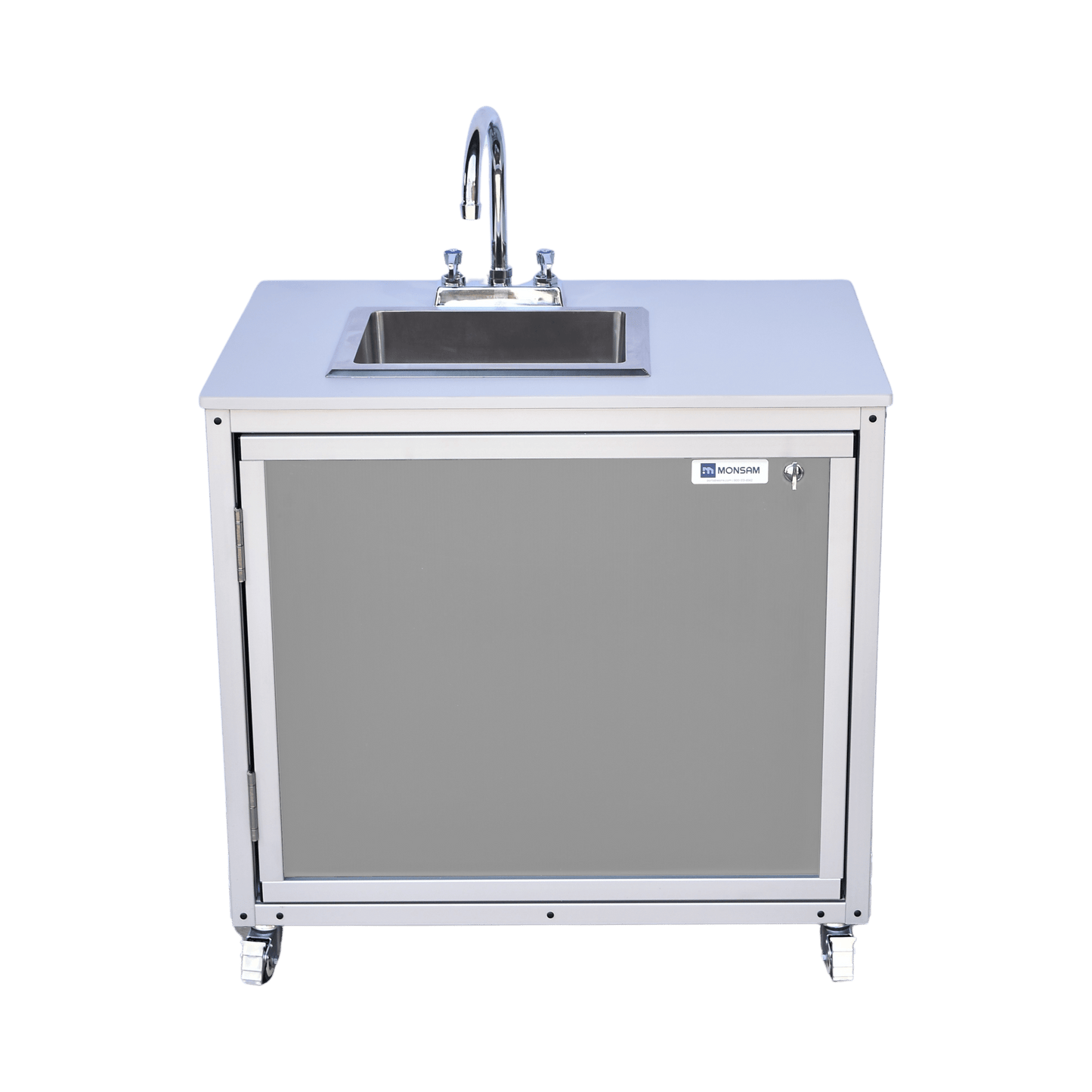 Battery Operated Portable Single Basin Powered Sink - COLD WATER ONLY (PSE - 2006B) - SchoolOutlet