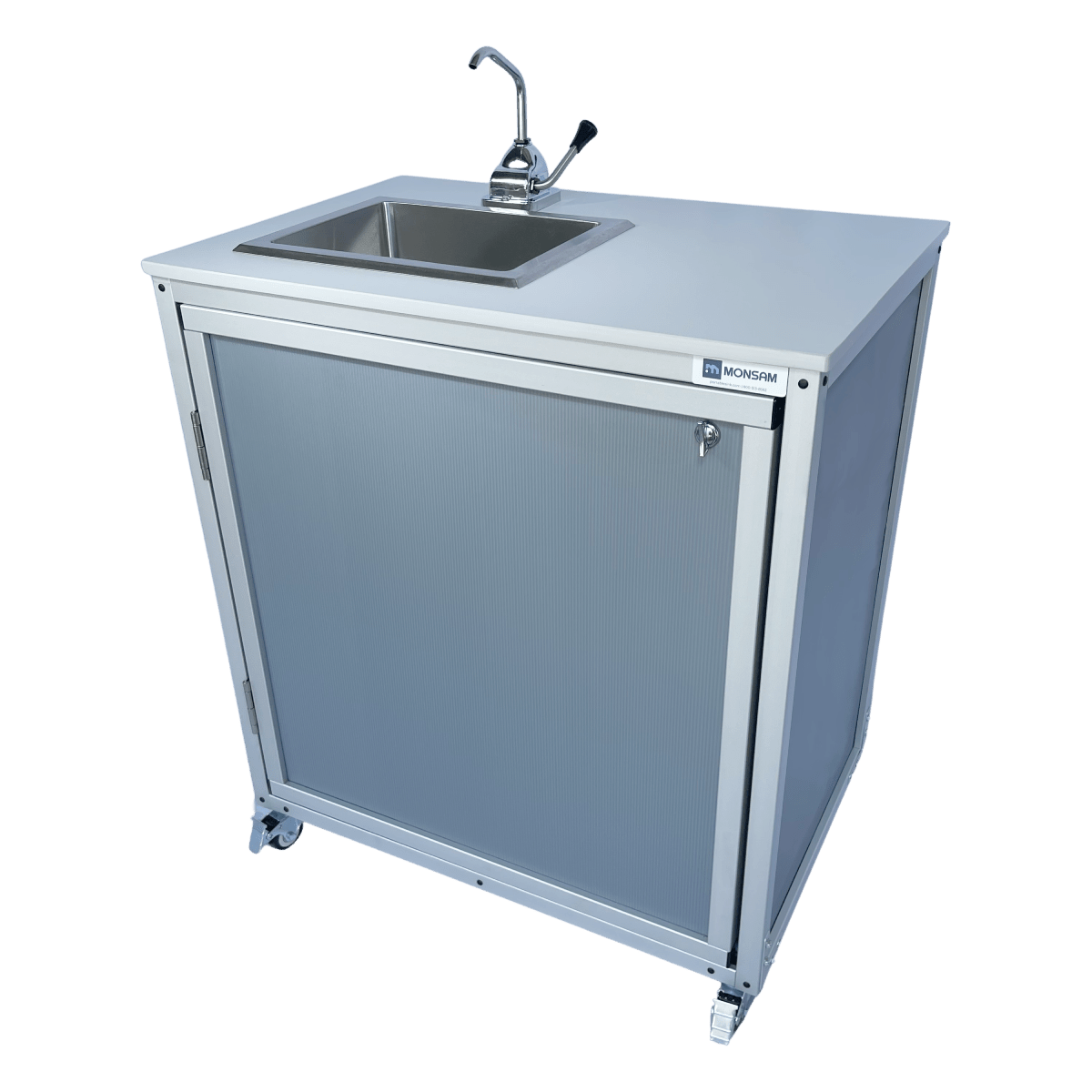 Portable Single Basin Hand Pump Sink - COLD WATER ONLY (PSE - 2008) - SchoolOutlet