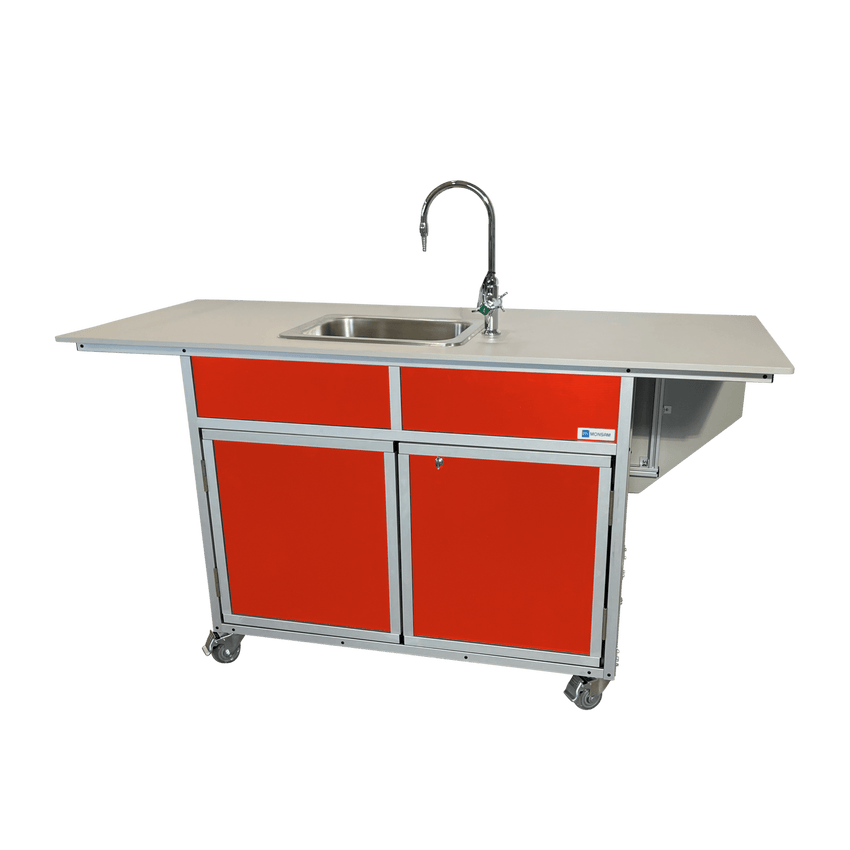Portable Science Lab Workstation with Portable Sink (PSE - 2040) - SchoolOutlet