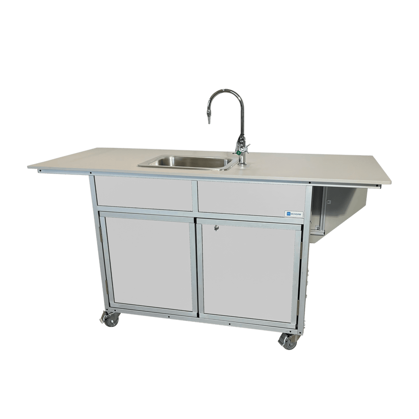 Portable Science Lab Workstation with Portable Sink (PSE - 2040) - SchoolOutlet