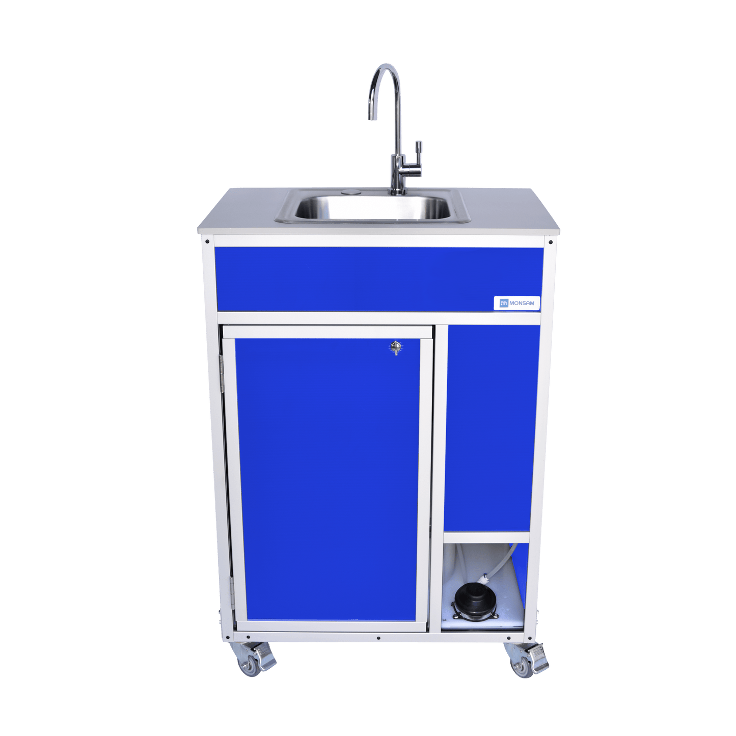 Foot Pump Portable Sink with ALUMINUM FRAME - COLD WATER ONLY (PSF - 101A) - SchoolOutlet