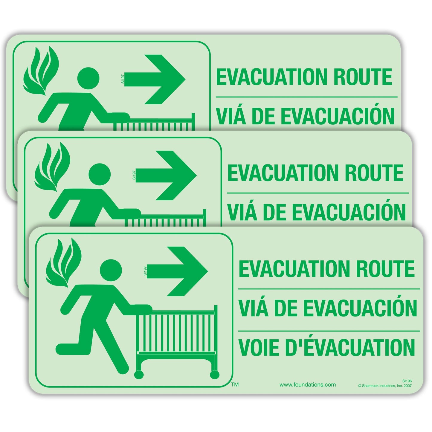 Foundations - First Responder Infant Evacuation Sign (FOU-1963006)
