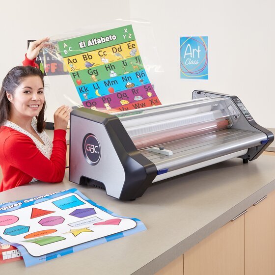 GBC Ultima 65 B, EZload 27" School Thermal Roll Laminator 10 Minute Warm-Up 1" core or EZ Load (QRT-1710740B) - SchoolOutlet