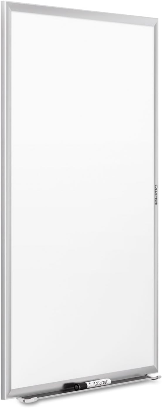 Quartet Classic Nano - Clean Magnetic Dry - Erase Board Aluminum Frame - 96"W x 48"H (SM538) - SchoolOutlet