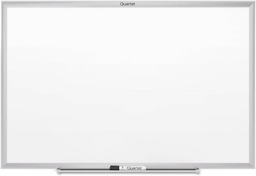 Quartet Classic Nano - Clean Magnetic Dry - Erase Board Aluminum Frame - 96"W x 48"H (SM538) - SchoolOutlet