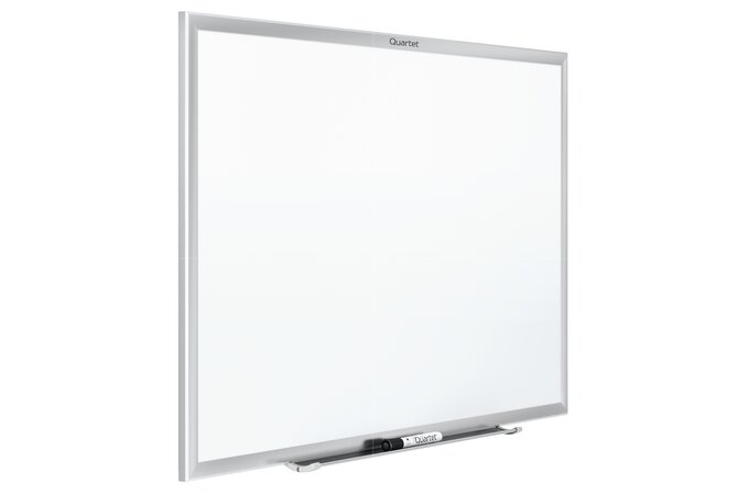 Quartet Classic Nano - Clean Magnetic Dry - Erase Board Aluminum Frame - 96"W x 48"H (SM538) - SchoolOutlet