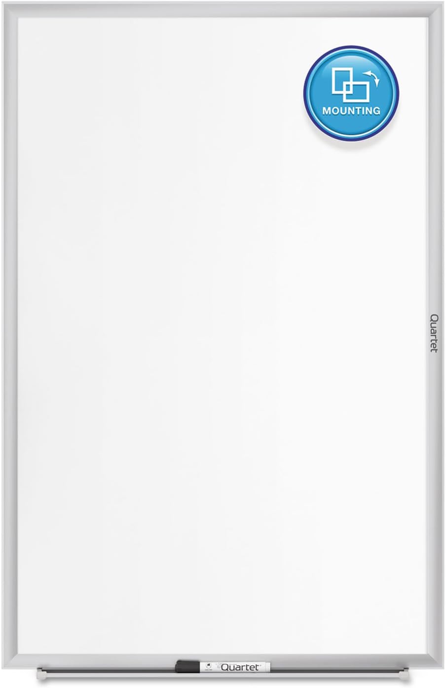 Quartet Classic Nano - Clean Magnetic Dry - Erase Board Aluminum Frame - 96"W x 48"H (SM538) - SchoolOutlet