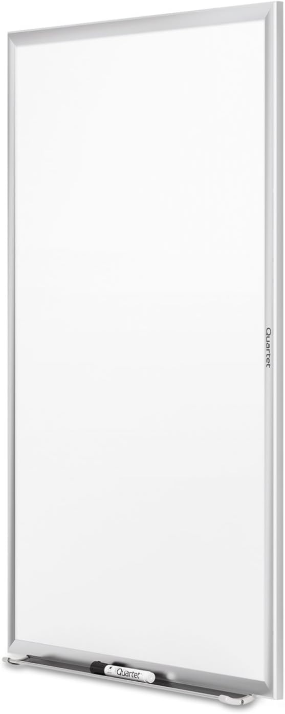 Quartet Classic Nano - Clean Magnetic Dry - Erase Board Aluminum Frame - 96"W x 48"H (SM538) - SchoolOutlet