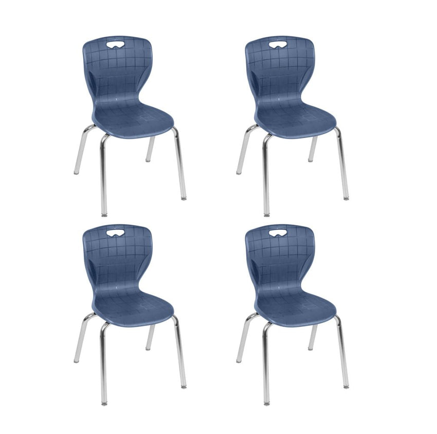 Regency Andy School Stack Chair 18" Seat Height for 5th Grade - Adult Students - SchoolOutlet