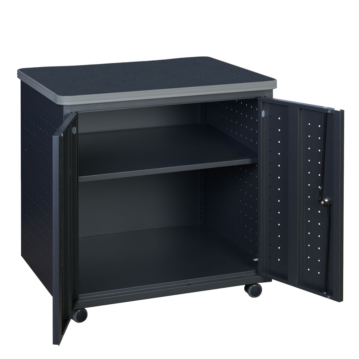 Regency Mesa Steel Mobile Locking 2 - Door Storage Utility Cabinet 30" x 23.25" (REG - 66746SC) - SchoolOutlet