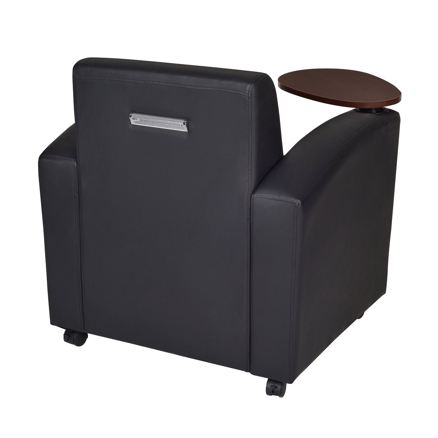 Regency Nova Tablet Arm Chair w/ Storage (2 pack) - Black / Java - SchoolOutlet
