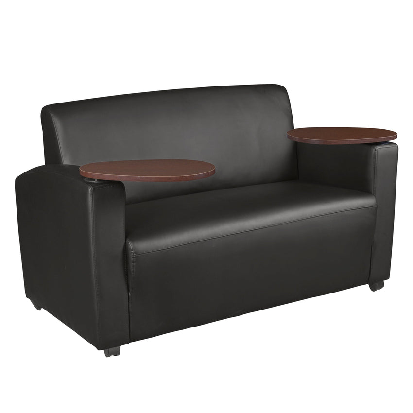 Regency Supernova Tablet Arm Loveseat - SchoolOutlet