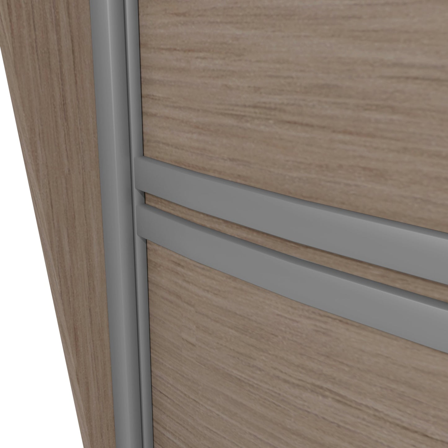 Regency Marque Double - Unit Reception Curved Desk Workstation 124.25"W x 49"D - SchoolOutlet